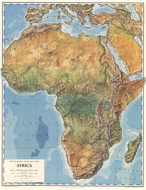 12 Awesome Physical Map Of Africa With Landforms Images Map Africa
