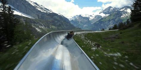 Want To Experience The Thrill Of Racing Down A Mountain Without