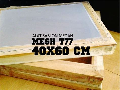 Menemukan distributor bahan bangunan medan yang dapat diandalkan juga penting. SCREEN SABLON T77 40x60 (KAYU) di lapak ALAT SABLON MEDAN ...