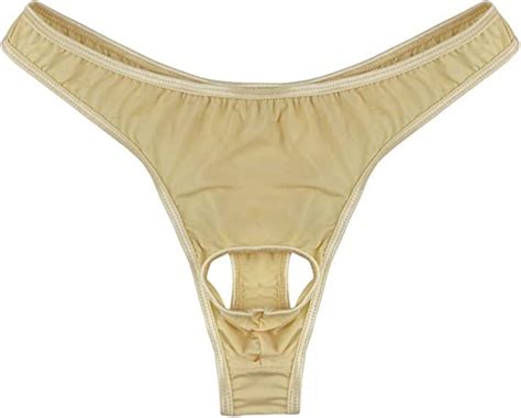 Freebily Mens Sexy Jock Strap Briefs Open Front Hole Underwear G String Thongs Uk
