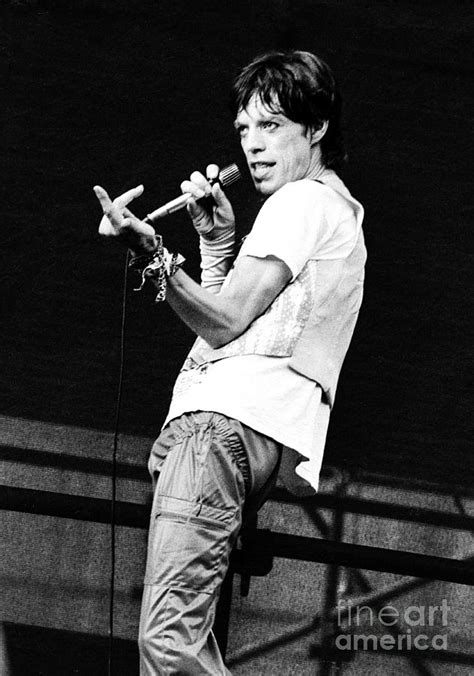 Mick Jagger 1978 Photograph By Chris Walter