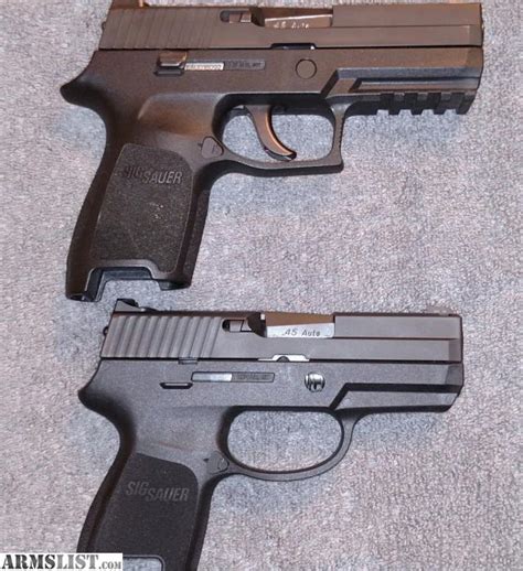 Armslist For Sale Used Sig P250 Compact With Sub Compact Conversion Kit