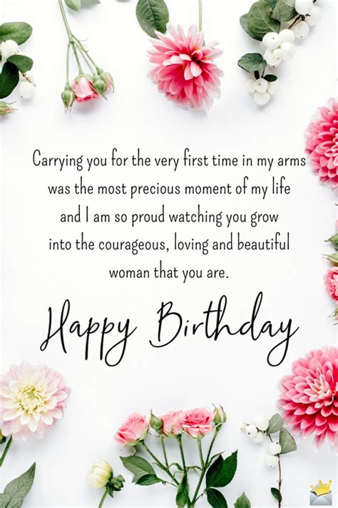 Birthday quotes for teenage daughter from mom. Picture Quote For Daughter - Picture of Quote