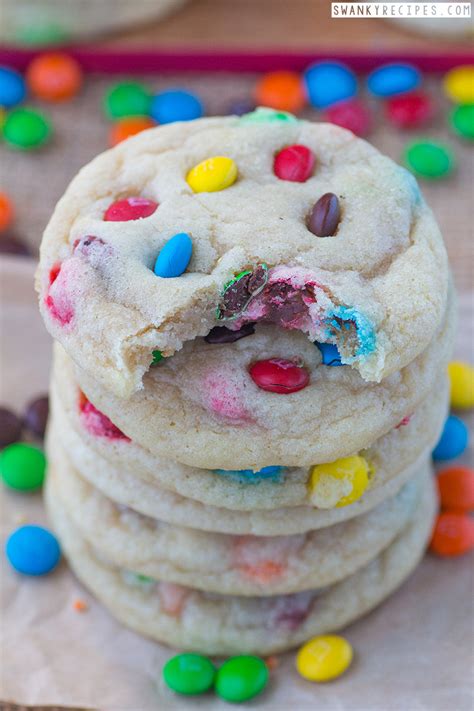 These dairy free sugar cookies are soft, chewy, and sweet without being too sweet. M & M Sugar Cookies - Swanky Recipes