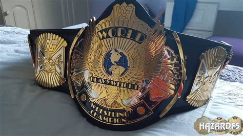 Real Wwf Winged Eagle Dual Plated World Championship Title Belt Youtube