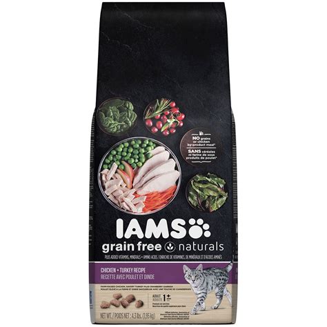 You need to understand the whole story before you can decide what to feed your cat. Iams Grain Free Naturals Chicken and Turkey Recipe Dry Cat ...