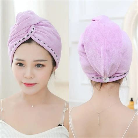 Bellylady Women Microfiber Hair Towel Turban Wrap Anti Frizz Absorbent