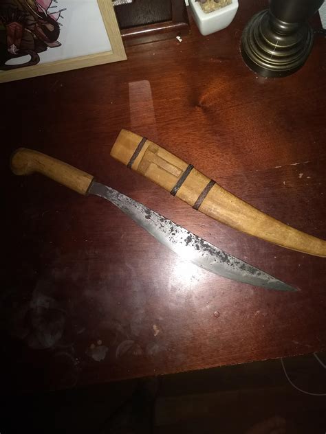 Picked Up A Filipino Talibon Fighting Knife Hand Made In 1940 Only