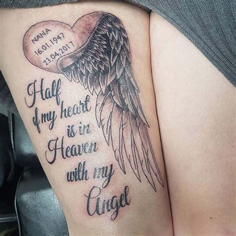 43 Emotional Memorial Tattoos To Honor Loved Ones Page 2 Of 4