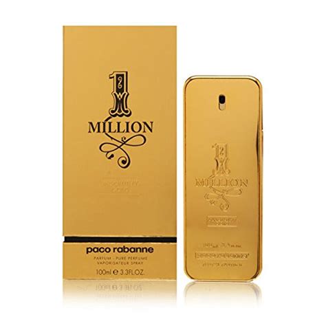 1 Million Absolutely Gold by Paco Rabanne Pure Perfume Spray 3.3 oz for