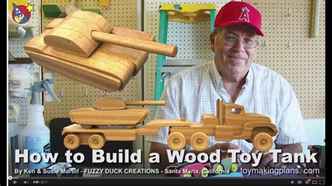 Wooden Toy Tank