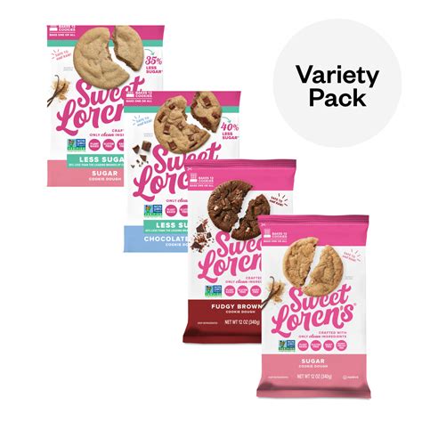 Sweet Lorens Gluten Free Cookie Dough Variety Pack Thrive Market