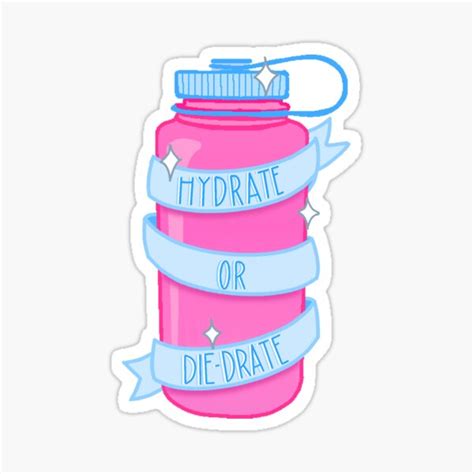 Hydrate Or Diedrate Sticker By Marymonti Redbubble