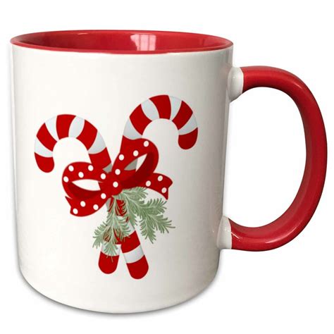 Symple Stuff Difiore Crossed Peppermint Candy Canes Coffee Mug Wayfair