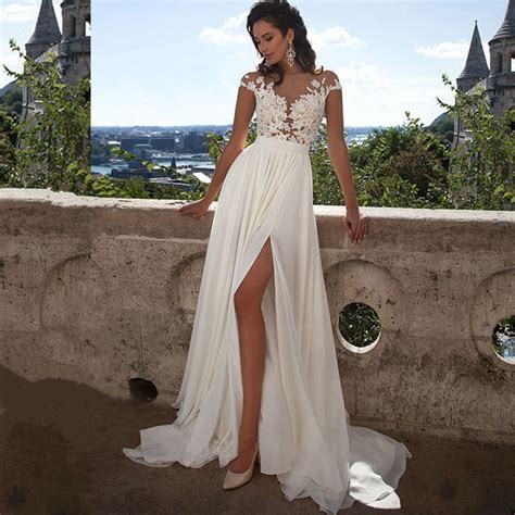 Believe it or not, destination weddings have become one of the hottest trends right now. Cheap Simple Beach Wedding Dresses 2017 Vestido De Noiva ...