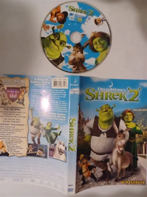 Shrek 2 Dvd And Cover Art Only Good Widescreen 140 Picclick