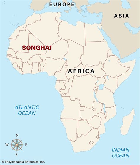 Ancient Songhai Empire Maps