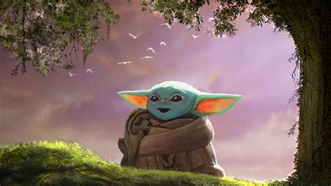 2560x1440 Baby Yoda Fanart 4k 1440p Resolution Hd 4k Wallpapers Images Backgrounds Photos And