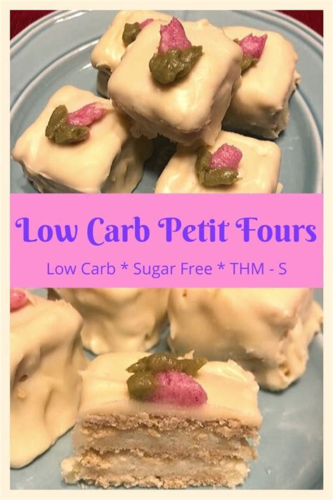 What are your favorite cuisines? Low Carb Petit Fours Sugar Free Keto Trim Healthy Mama S Dessert in 2020 | Trim healthy mama ...