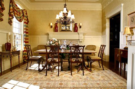 Ideally, the rug should be both functional and fashionable; Selecting the correct Rug Size for your Dining Room - Rug ...