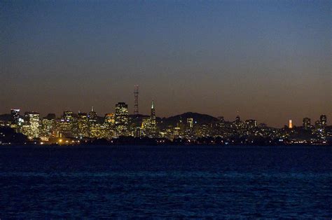 San Francisco Waterfront Nightscape Photograph By Scott Lenhart Pixels