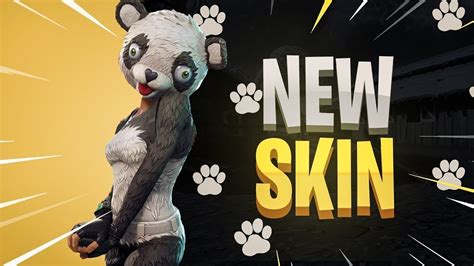 New Skin Panda Team Leader In Fortnite Battle Royale Youtube