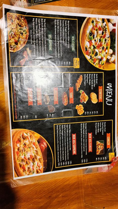Menu At Wow Pizza Geetha Food Services Bengaluru