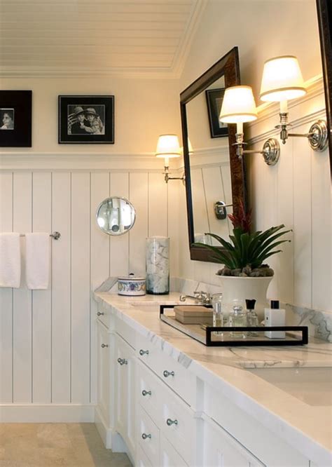 Bathroom designs room designs bathrooms beadboard materials and supplies. White bathroom, beadboard He needs a touch of masculine ...