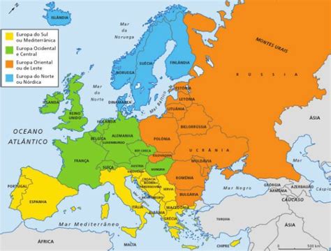 Leste Europeu Pa Ses Mapa E Resumo Toda Mat Ria Europa Mapa