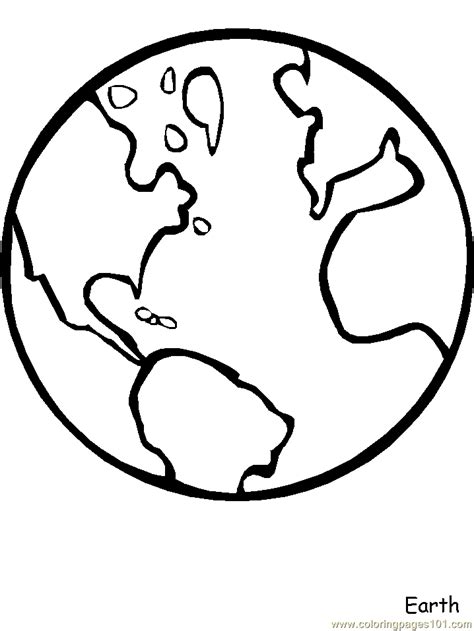 Download Earth Coloring Pages Printable | Clipart Panda - Free ...