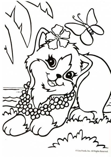 These free dog coloring pages make for a fun quiet time project for both children and adults. Get This Lisa Frank Coloring Pages Printable 55311
