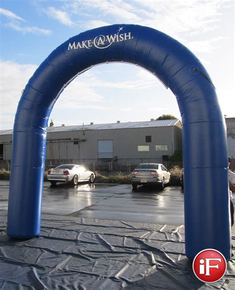 Inflatable Standard Arches Custom Event Arches Make A Wish Oregon
