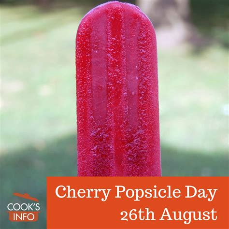 Cherry Popsicle Day Cooksinfo
