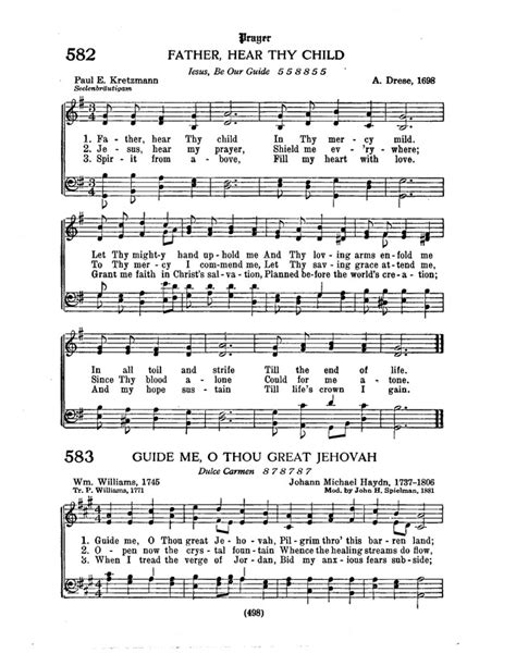 American Lutheran Hymnal 582 Father Hear Thy Child