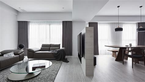 L Residence A Monochromatic Modern Apartment In Taichung Design Milk