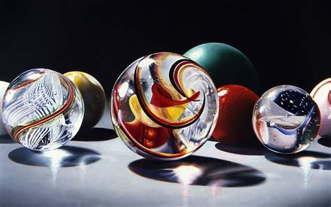 Hd Wallpaper 22 Ball Bokeh Circle Glass Marble Marbles Sphere