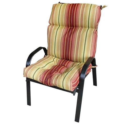 Vintage lawn chair, folding chair, portable beach chair, aluminum chair, porch / deck chair, wood chair, reversible floral. High Back Patio Chair Cushions Clearance | Outdoor chair ...