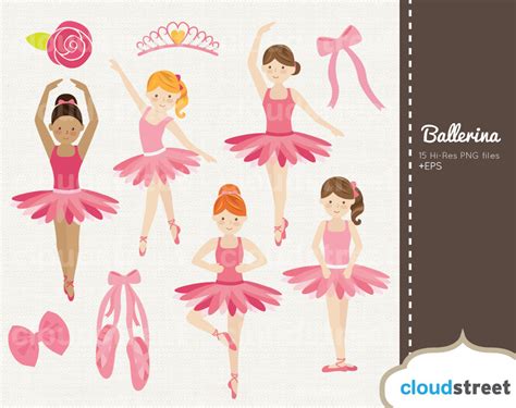 Png Ballerina Cute Girl Clip Art Library