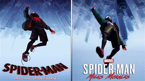 Spider Man Miles Morales Into The Spider Verse Posters And Stills