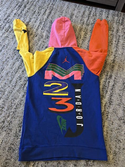 nike air jordan jumpman classic hoodie multi color cv… gem