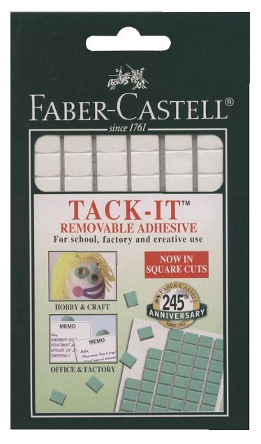 I don't have any experience with the brand you speak of, however, all wall hanging glues/double sided tape work similarly. Faber Castell Tack-İt Beyaz 50 Gr 187064
