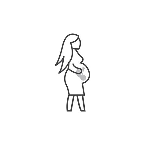 Pregnant Woman Icon 10413766 Vector Art At Vecteezy