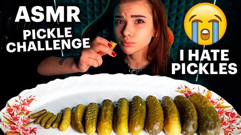 Asmr Pickle Challenge Asmr Phan Extreme Crunch Eating Sounds Youtube