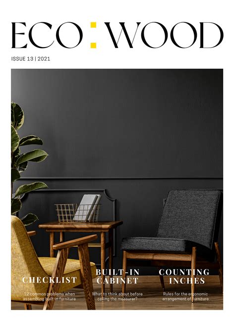 Furniture Store Magazine Design On Behance