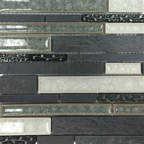 L slate waterproof interlocking modular basement vinyl floor tiles (20 sq. ART GLASS BOTANICAL BLACK SLATE - Granite Countertops Michigan Near Me - Detroit Stone - (586 ...