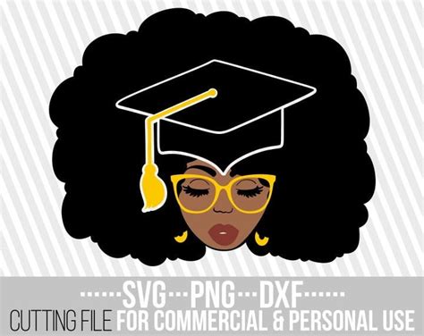 Black Woman Graduation Svg Free Svg Cut Files