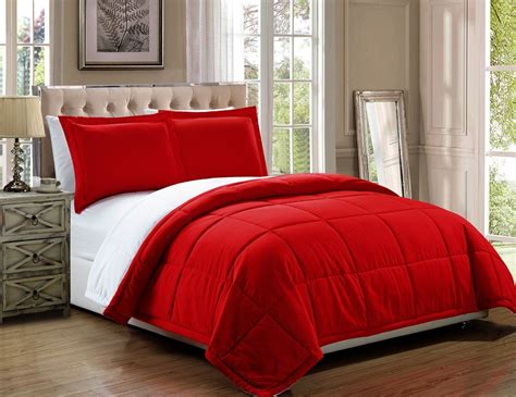 Do you assume red and black comforter sets full seems great? Red Comforters Sets