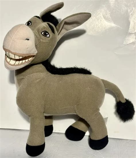 Shrek Talking Donkey Plush Stuffed Animal Sound Toy Hasbro Dreamworks