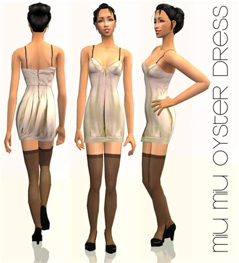 Mod The Sims Designer Dresses Miu Miu And Erotokritos
