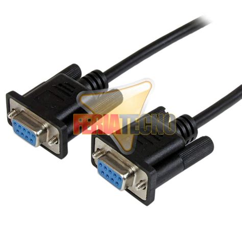 Cable Serial Rs232 Db9 Hembrahembra 15 Mts Feriatecno